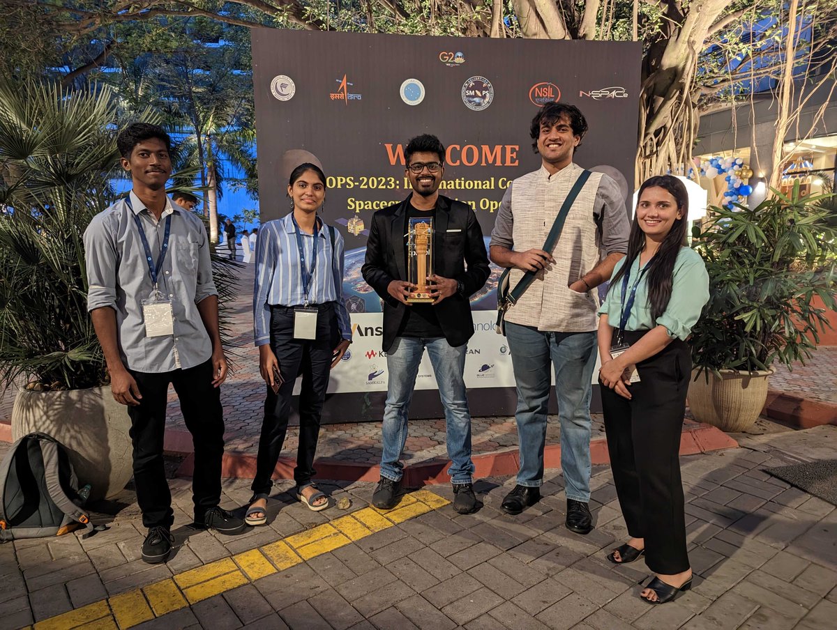PixxelSpace's tweet photo. Glimpses of a Panel discussion at @isro’s Spacecraft Mission Operations Conference 2023 where our Mission Planning and Dynamics Lead @ThisIsG0wtham shared insights on the readiness of non-government entities in executing mission operations and Pixxel’s global outreach! 💪 https://t.co/XWL3w9CP0l