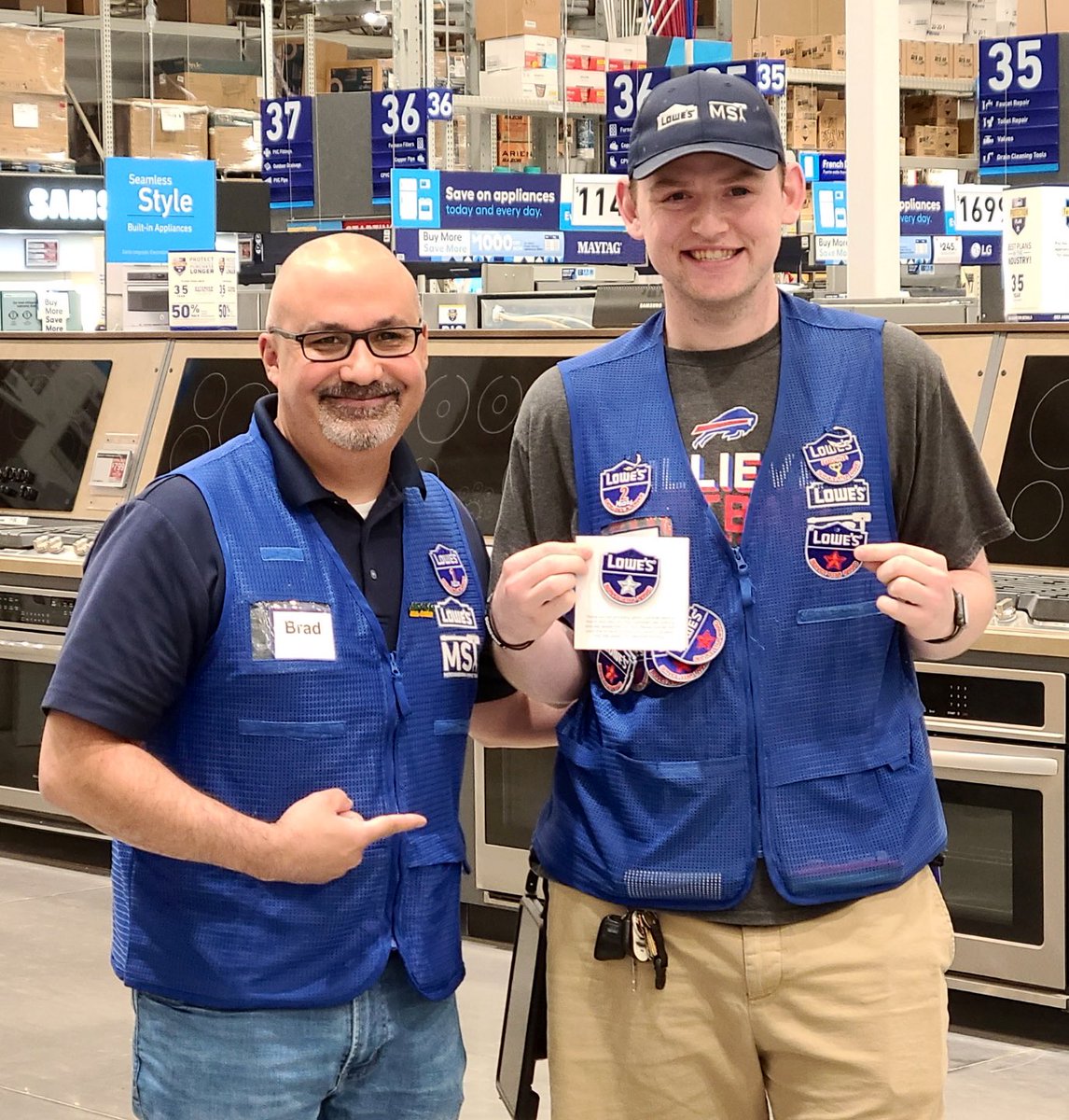 Brad DiLeo (@braddileo) on Twitter photo Recognizing MSM Billy with a Service Star for outstanding project execution and follow up! He also earned his Silver Milestone Award. Congratulations! <a href="/Anthony_Battle1/">Anthony Battle</a> <a href="/BellAnyae/">Anyae Bell</a> @josephcoscia5 @CaraMcintireR18 <a href="/CrystalNeels/">crystal neels</a> <a href="/lowes_mst/">Lowe's Region 18 MST</a> Recognizing MSM Billy with a Service Star for outstanding project execution and follow up! He also earned his Silver Milestone Award. Congratulations! <a href="/Anthony_Battle1/">Anthony Battle</a> <a href="/BellAnyae/">Anyae Bell</a> @josephcoscia5 @CaraMcintireR18 <a href="/CrystalNeels/">crystal neels</a> <a href="/lowes_mst/">Lowe's Region 18 MST</a>