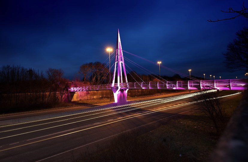 <a href="/ScouserSue/">Sue Bellinger</a> <a href="/smmjjnr/">SMMJ</a> <a href="/RobyParkSchool/">Roby Park Primary School</a> <a href="/KnowsleyCouncil/">Knowsley Council</a> We also had Greystonne Bridge illuminated in pink <a href="/scousersue/">Sue Bellinger</a> - thank you for the idea 💕