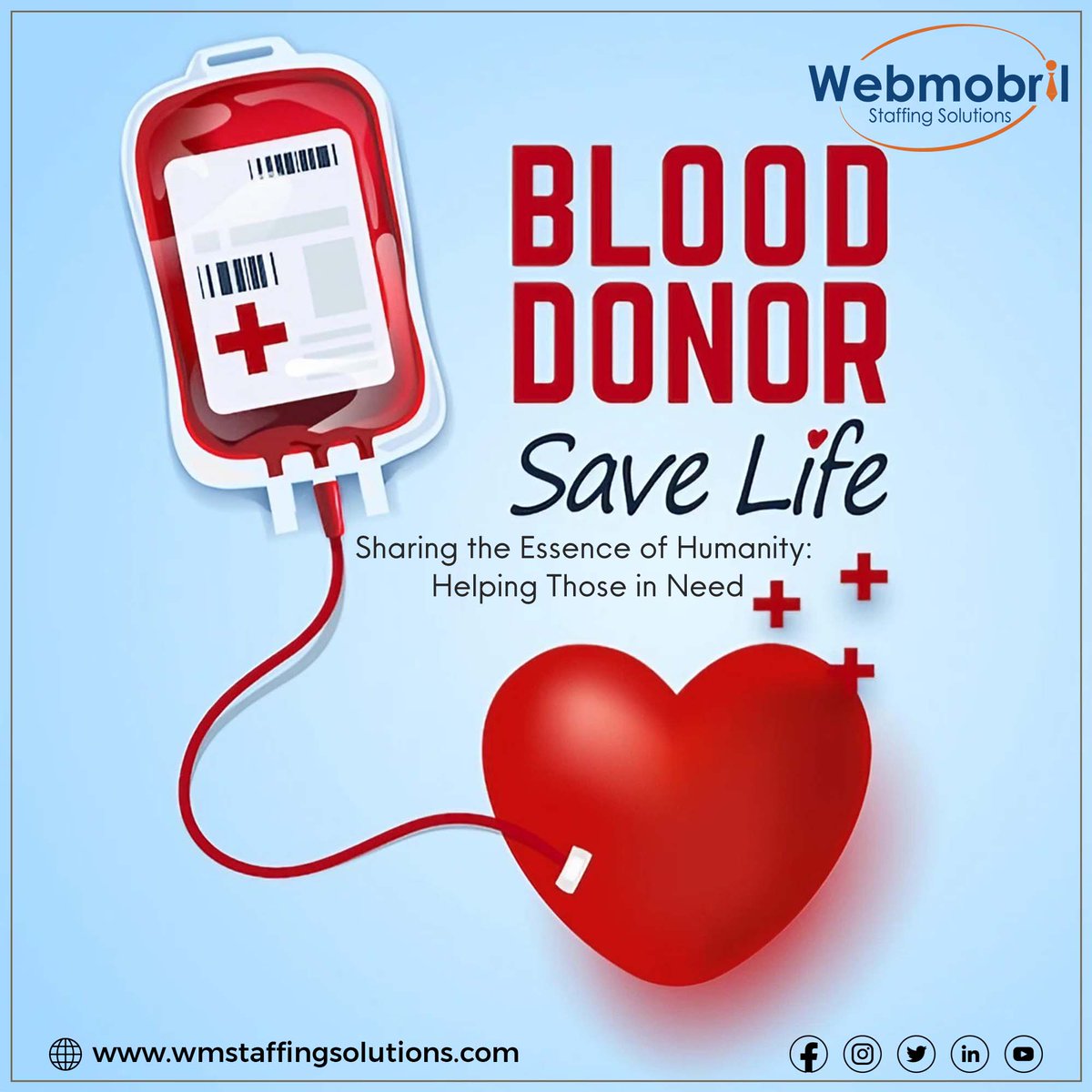 'Embracing our Humanity: Extending a Helping Hand to Those in Need.'
.
.
#WorldBloodDonorDay #worldblooddonorday2023  #विश्व_रक्तदाता_दिवस #BloodDonorDay #GiveLifeGiveBlood #BeTheReason #SaveLives #DonateBlood #BeAHero #BloodDonation #SpreadHope #GiveBack #MakeADifference