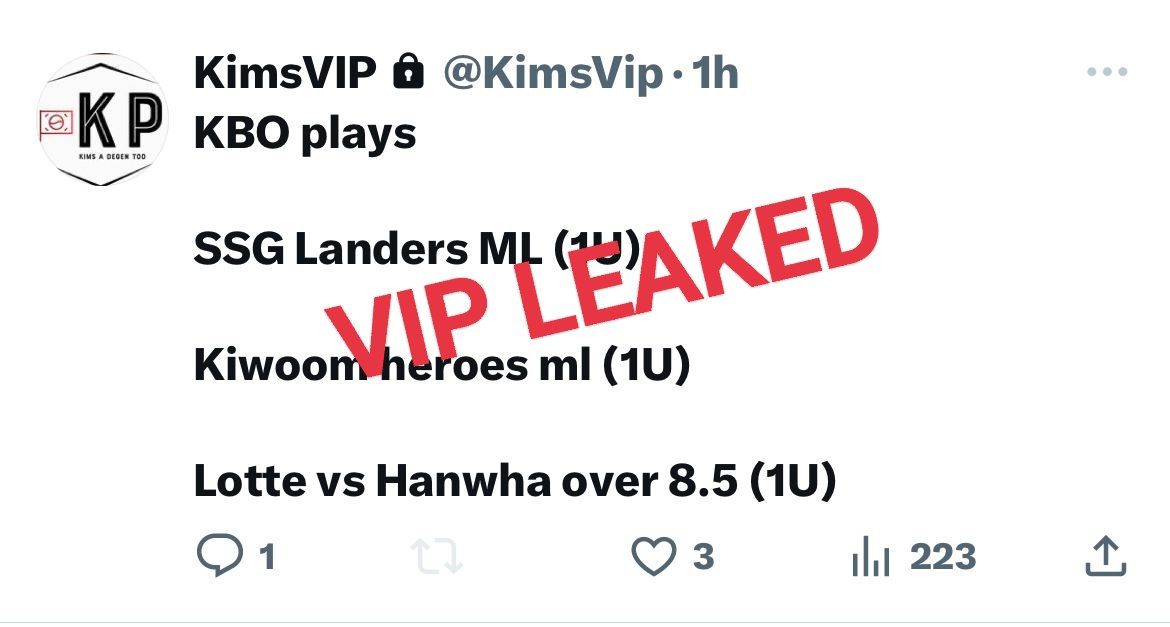 ItsCappersPicks's tweet image. #KimsPicks