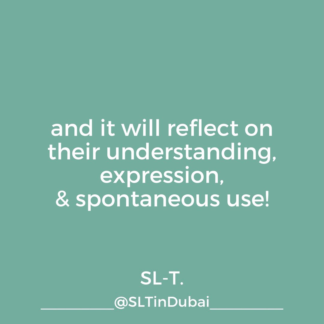 It is important to expose children w Developmental Language Disorder (DLD) to new words, following 3 rules
• systematic (rigorous)
• intensive (think « repetition »)
• collaborative (different communication partners)

-T. 

#parents #children #SLPeeps 
instagram.com/p/Cs2m4_NpuEO/…