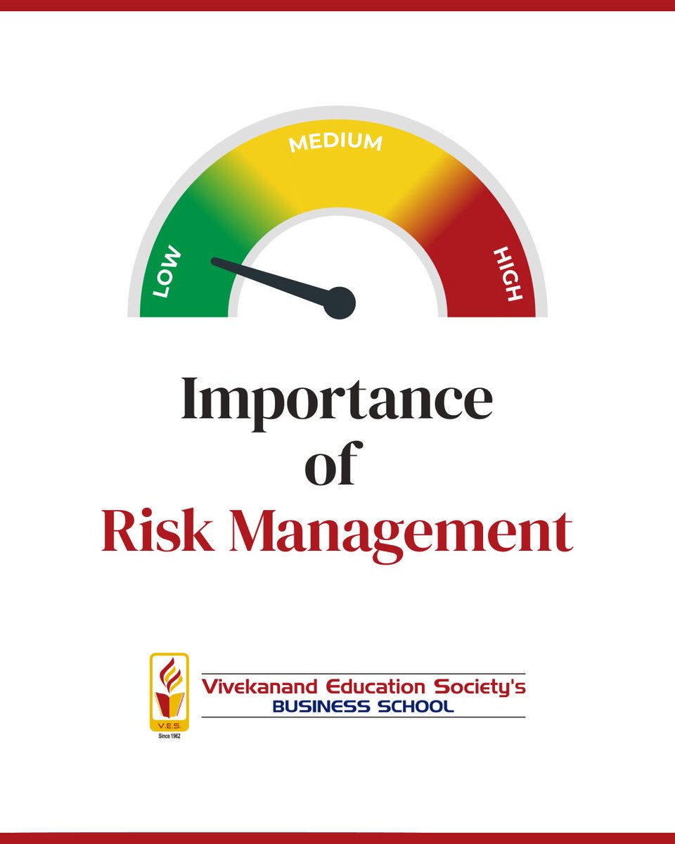 Conquer the unknown with smart risk management & turn uncertainty into opportunity.
#VBS #VES #PGDM #BusinessSchool #PGDMcollege #Bschool #PGDMcourse #VivekanandBusinessSchool #riskmanagement