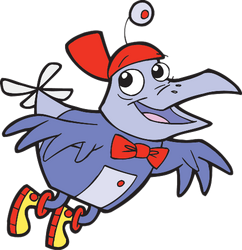 brdoftheday's tweet photo. Today's bird of the day is Digit from Cyberchase 🤖🤖 https://t.co/YU0wgtZBgL