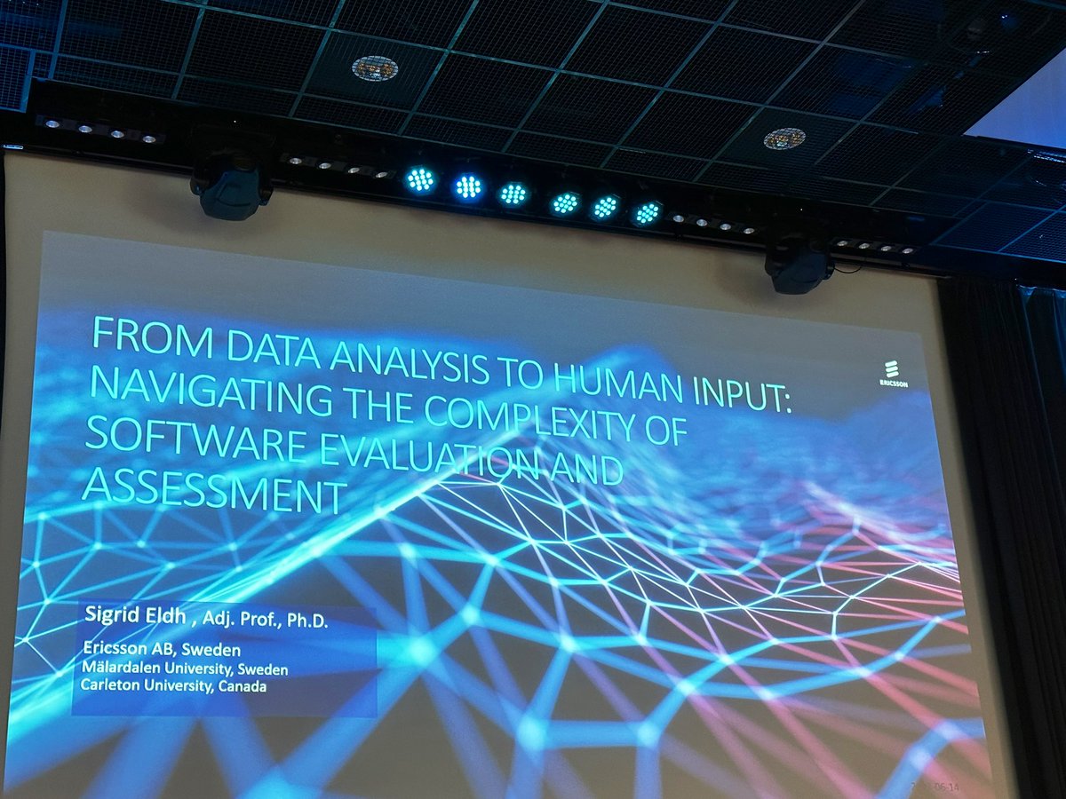 The first <a href="/ConfEASE/">EASE 2025</a> keynote is by Sigrid Eldh from Ericsson on the topic of “From Data Analysis to Human Input: Navigating the Complexity of Software Evaluation and Assessment” 👏 #ease2023