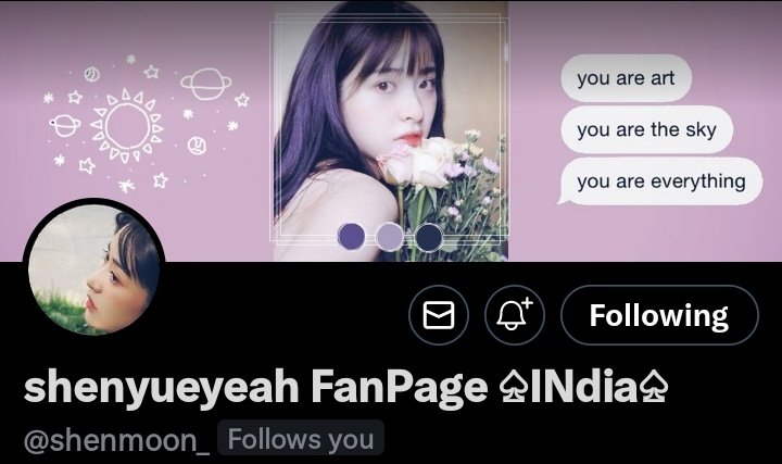 @shenmoon_ 's new layout made by me!!❤️ 
If you want a twt layout for your account just dm me 😁
#เสิ่นเยว่ #沈月 #심월 #ShenYue