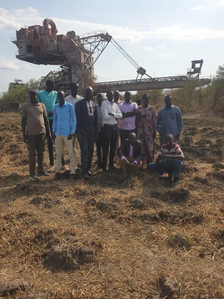 This is what remains of the giant bucket wheel (Makarawin ) in Twic East,Jonglei.