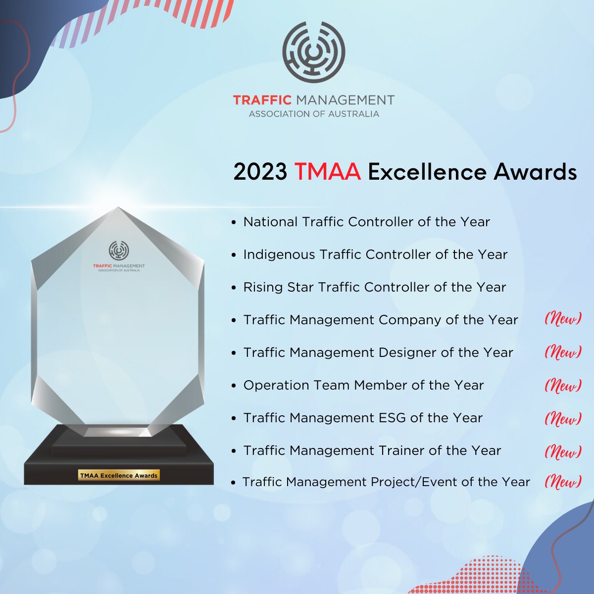 📢 Exciting News! We are thrilled to announce the launch of SIX new prestigious Excellence Awards for 2023, recognising outstanding individuals and organisations in the field of traffic management.