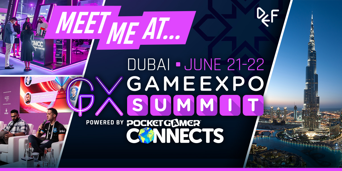 From East to West (HK-Seoul-LA), and to the Middle East. I'll be in Riyadh and Dubai from Jun 18 to Jun 23. Speaking also at the @PGConnects Conference

Let's meet up!

#gameexpo #DEF #dubaiesportsandgamesfestival #DubaiGES #GameExpoSummit #مهرجان_دبي_للألعاب_والرياضات_الرقمية