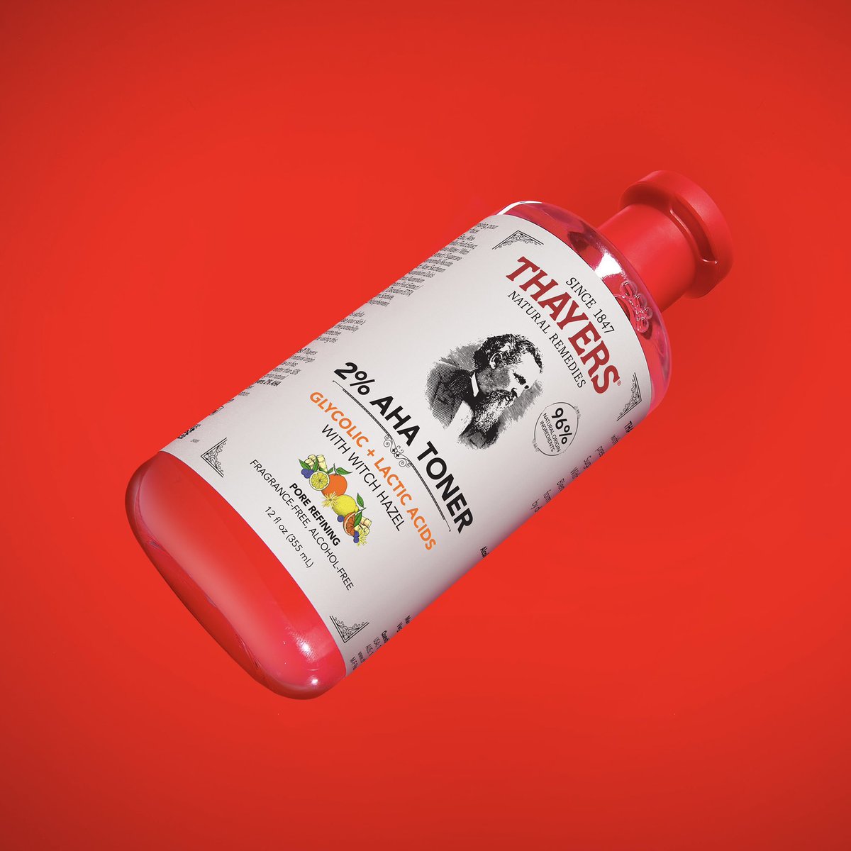 thayers 2% aha toner exfoliates, smooths uneven skin, and refines pores in 1 week for a thayers skin slay. 🏃 to @target to get yours 🎯 #thayers #thayerstoner #skincare #toner #skintok #getthayerd #witchhazel #beauty