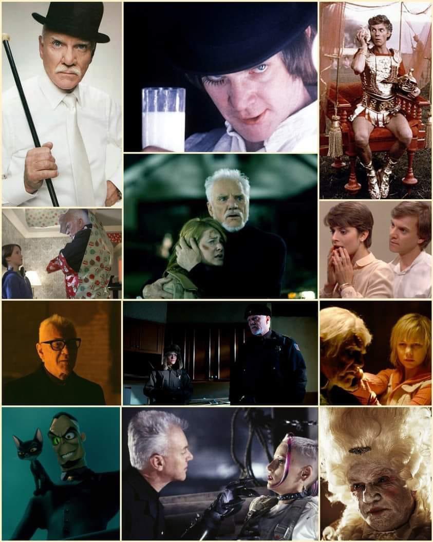 Happy 80th Birthday to the amazing Malcolm McDowell.   