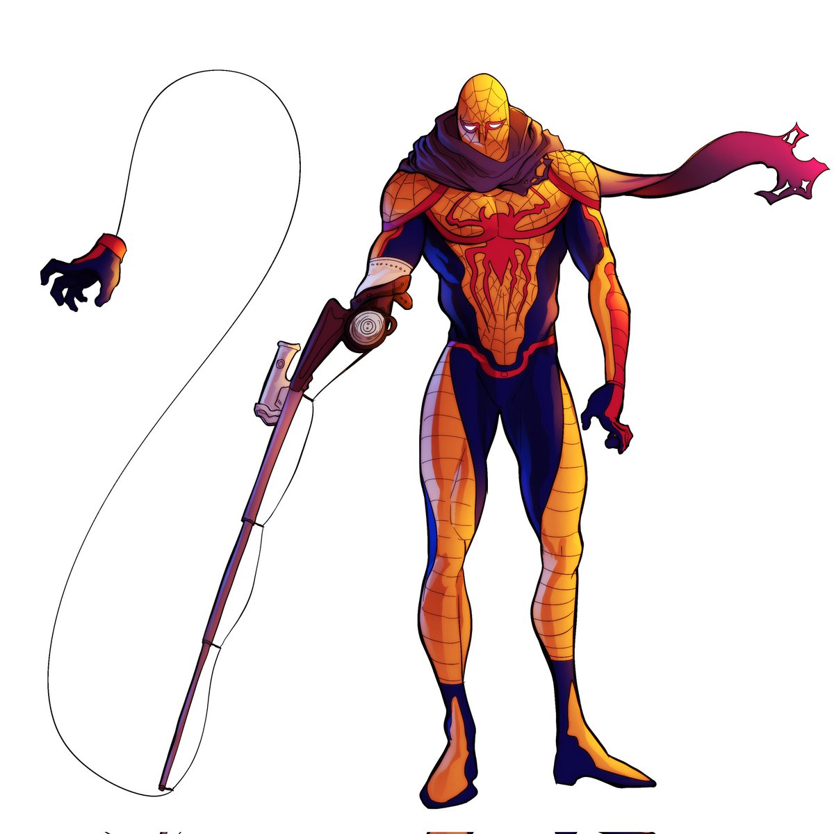 akairo_senpay's tweet image. #Spidersonas #spidersonaart #SpiderVerse 

Spider-Sniper 🕸