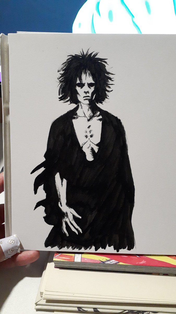 Practica sandman en tinta