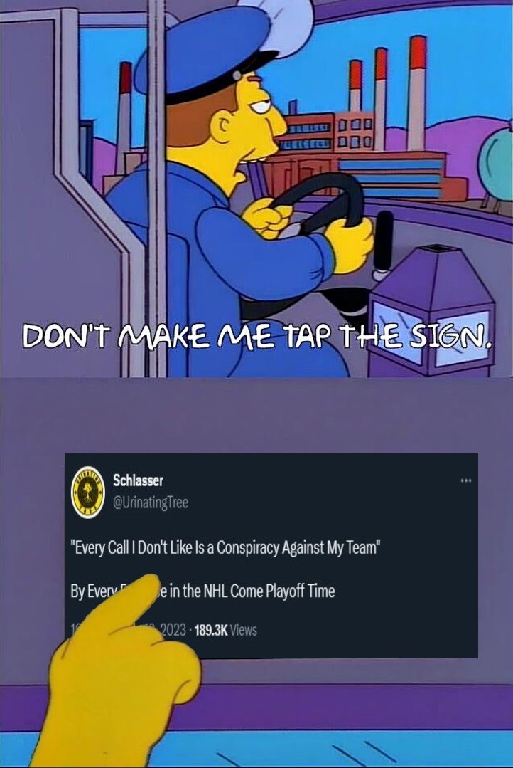 To everyone complaining about the Vegas Golden Refs: