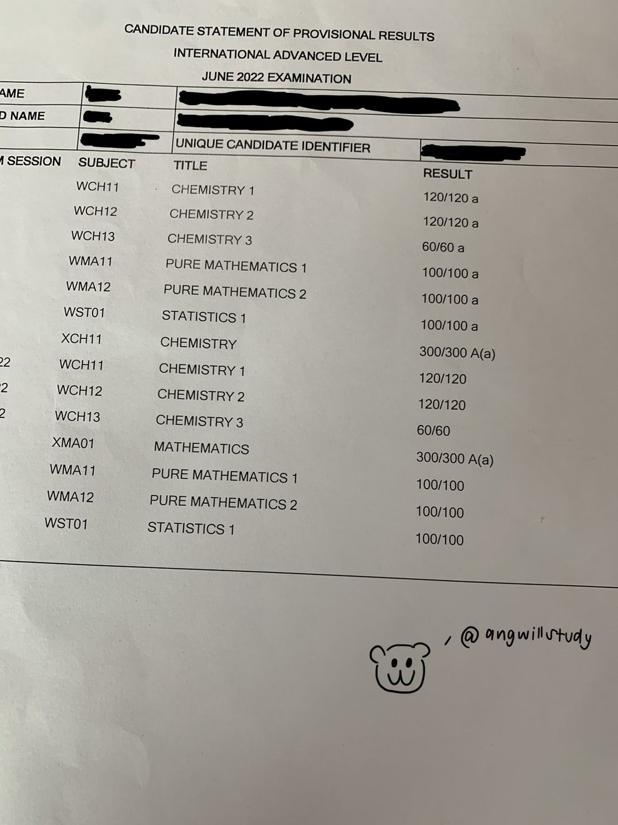 angwillstudy's tweet image. เมื่อวานจัดห้องแล้วเจอคะแนนAS เคมีกับคณิตเมื่อปีที่แล้ว หนึ่งในความภาคภูมิใจของเราเอง🥳🥳 (น้องไม่ใช่คะแนนดิบนะคะ แต่เป็นumsคับ)