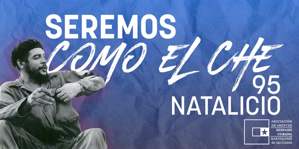 ✊ El 14 de junio de 1928 nacía Ernesto Guevara de la Serna, conocido por la Historia como “el Che”.

🌍 Argentino de nacimiento, cubano por adopción y (latino)americano por convicción, ya desde joven comenzó a tener inquietud por los que sufrían, por los desfavorecidos, por los