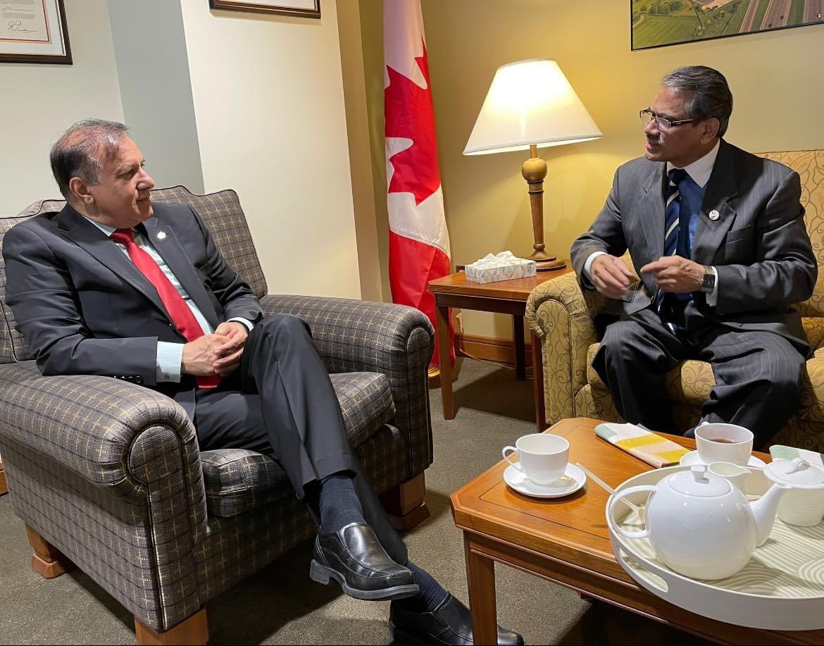 Pleased to meet &amp; had long intense conversation with the Hon. <a href="/shafqatalimp/">Shafqat Ali MP</a>.

As a Member of #CIMM, he expressed his strong support to #Bangladesh’s 🇧🇩 inclusion in #SDS &amp; #SAME #VisaProcessingTime for #Bangladeshi &amp; all #SouthAsian applicants.

 Also discussed #Repatriation &amp;