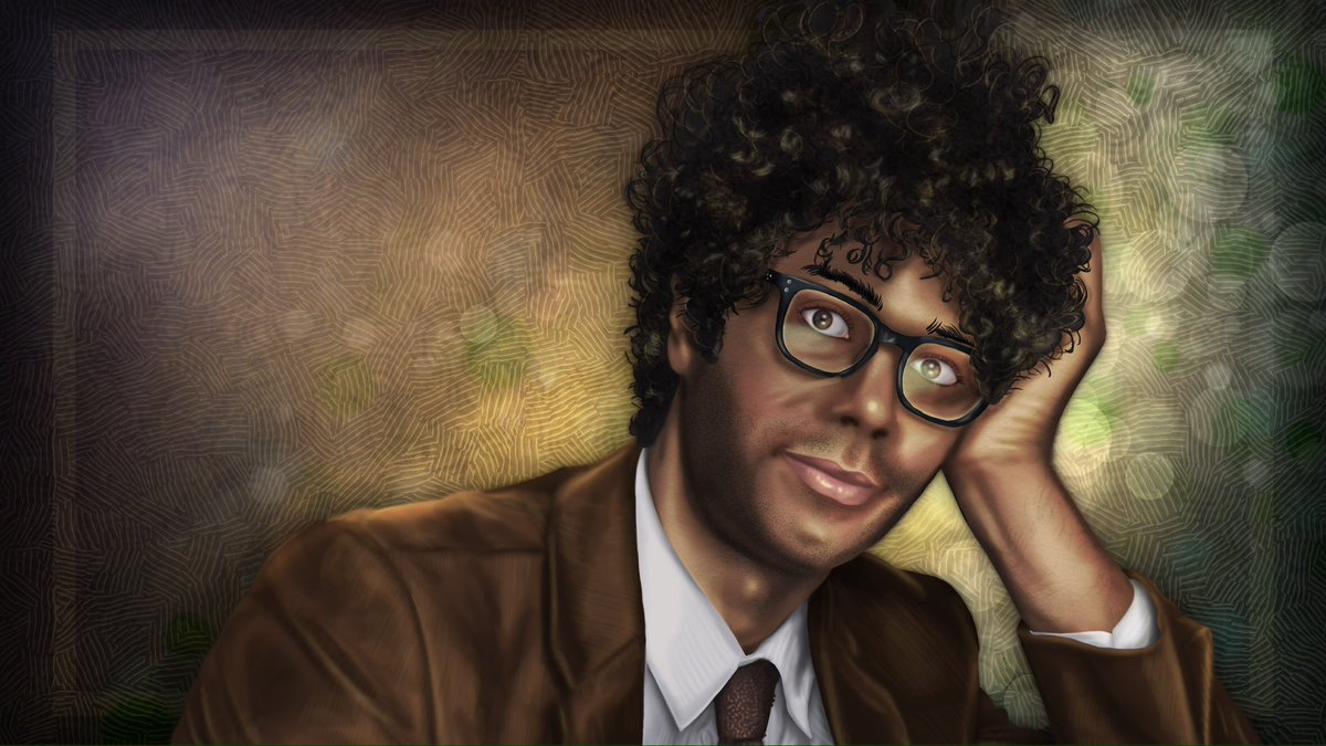 New video:
youtu.be/8ruMDWDNy8M

Richard Ayoade, star of The IT Crowd, writer/director of Submarine, and now NPC in the new Fable game.
#richardayoade #Fable #TheITCrowd #Submarine #Procreate #procreateart #procreateportrait