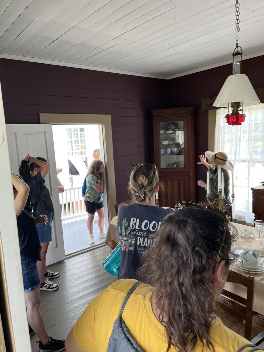 Our teachers had a wonderful time learning about student engagement and planning at the George Ranch Historical Park today!