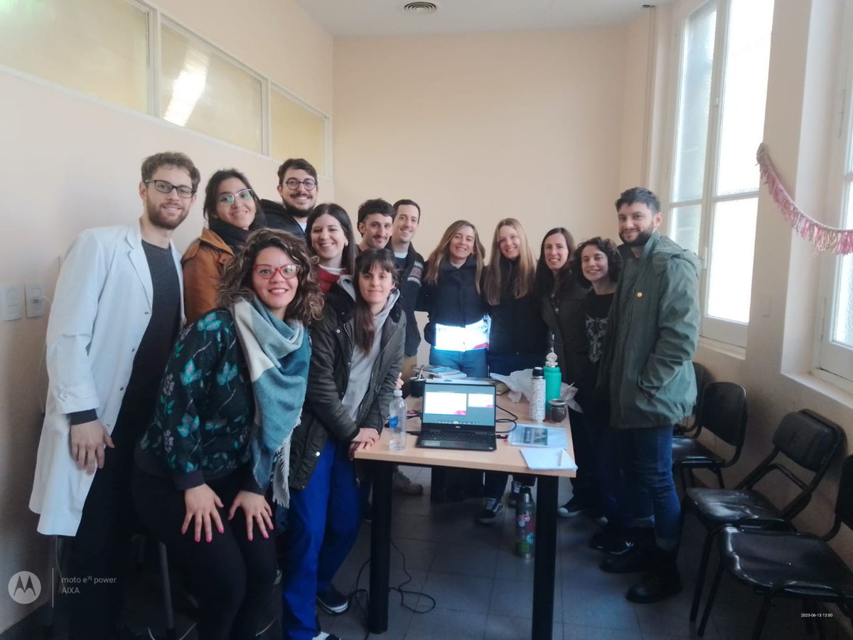RETEM14's tweet photo. En el día de hoy se realizó una charla desde RETEM al equipo de residentes del Piñeiro dictada por Aixa Ferreyra sobre asistencia a hombres que ejercen violencia! https://t.co/tWcSSYVI9z