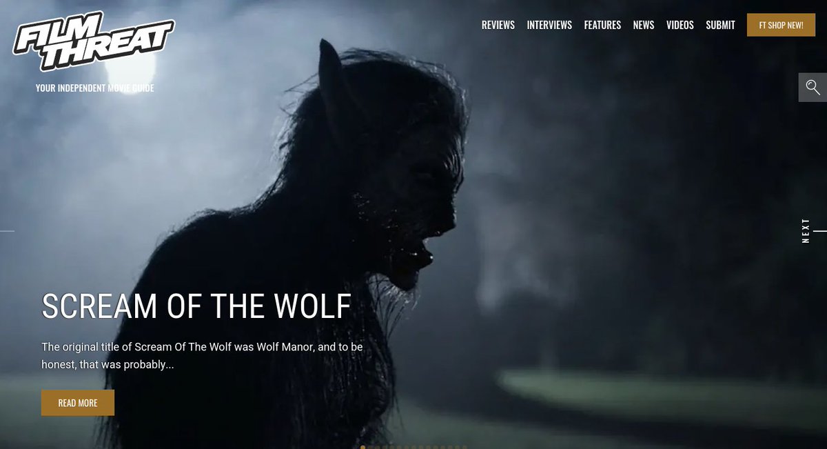 “…begins taking out crew members and extras left and right.” Does Scream Of The Wolf bring anything original to the table? Read Bobby LePire's review to find out.
filmthreat.com/reviews/scream… #SupportIndieFilm #Horror #ScreamOfTheWolf #WolfManor