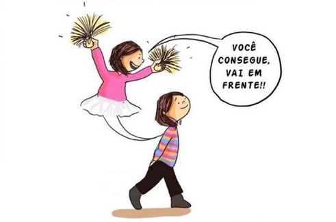 UmFilosofoCitou's tweet photo. Às vezes você tem que ser a sua própria torcida.