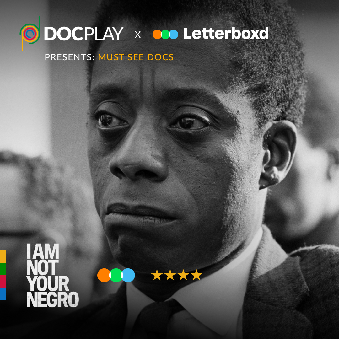 DocPlayNow's tweet photo. In collaboration with @Letterboxd, we're taking a deep dive into the @DocPlayNow catalogue. In the Oscar-nominated #IAmNotYourNegro, filmmaker Raoul Peck uses James Baldwin's unfinished final manuscript to examine race issues in the US. Now streaming on #DocPlay. https://t.co/cyN3bevOJJ