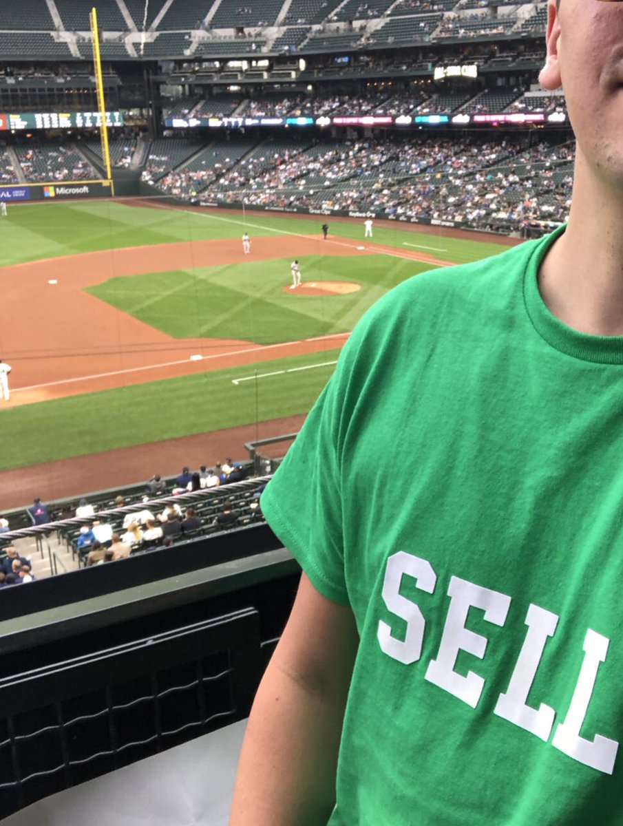 Showing my support at the Mariners game! 

Had a sign but @MLB told all stadiums to remove any signs related to the A’s

#OAKLAND 
#OAKtogether 
#OaklandForever 
#OaklandAthletics 
#StadiumScam