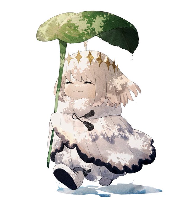 「葉っぱの傘」のTwitter画像/イラスト(新着｜RT&Fav:50)