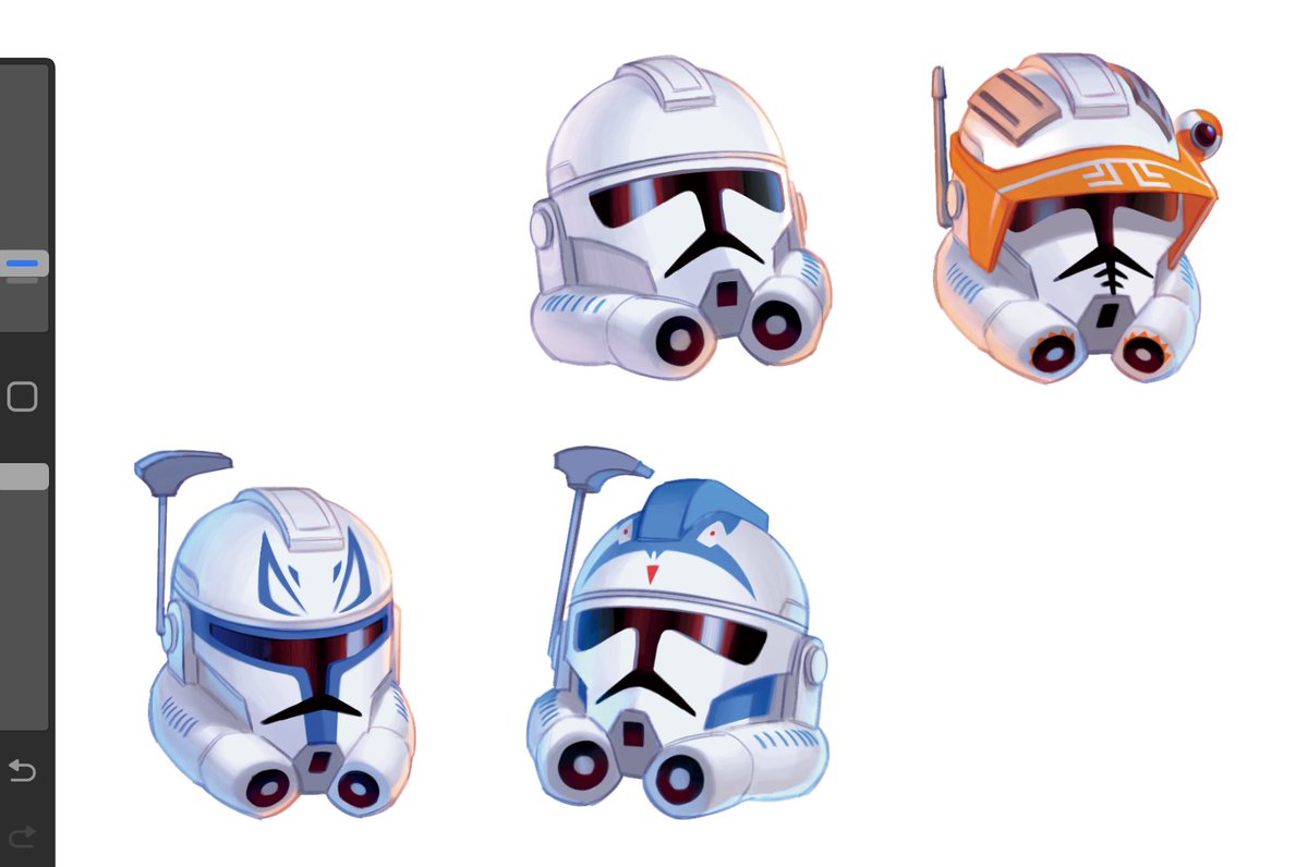 trooper drawings for some pins⭐️

#captainrex #commandercody #fives