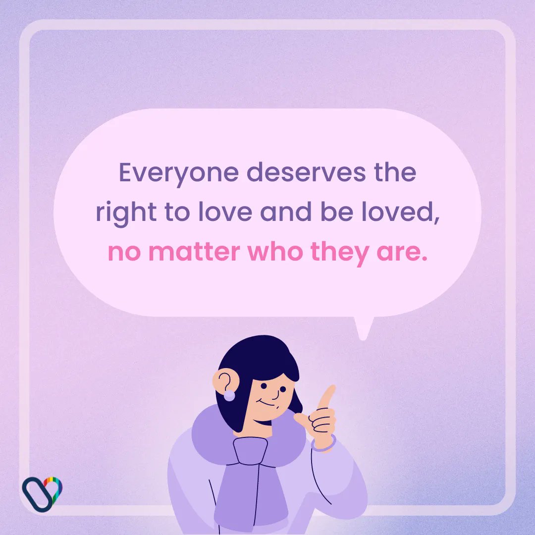 SafeTalkApp's tweet photo. Have you heard of this phrase before? ❤️ 

#loveislove #valid #stigmafree #mentalhealthmatters #pridemonth #ally #discrimination #lgbt #mentalhealthadvocacy https://t.co/aUWmAs3YrK
