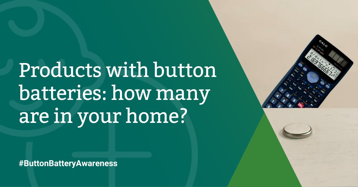 ACCCProdSafety's tweet image. Which products in your home use button batteries? Take time to check, and place them, and batteries they use, out of reach. If kids get access, there can be severe consequences. Consider similar products without button batteries. #ButtonBatteryAwareness bit.ly/3Ns5Fh7