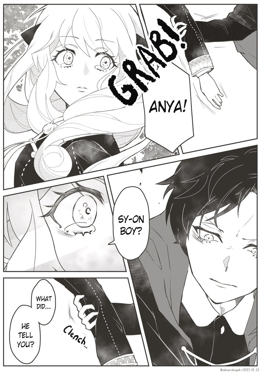 Kurogashi15's tweet photo. @sakuxrakugaki (英訳版) EN. Translation

⚠️Grown-up
"You are my oxygen"
1/5

#SPY_FAMILY 
#damianya https://t.co/SWKvyLi5mA
