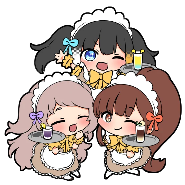 そういえば3人集合の透過上げてなかったのでおまけ