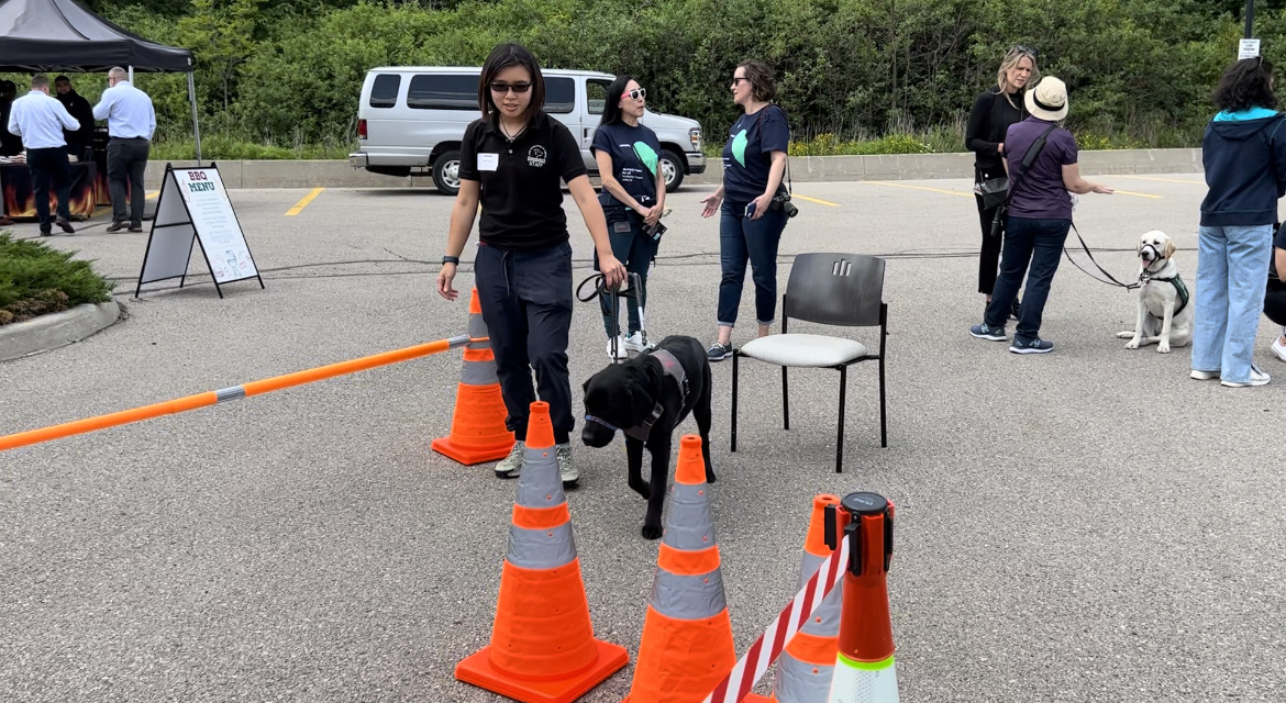 Today, #TeamSiemens Canada celebrated the start of summer with an employee BBQ. As always, it was fantastic to spend the afternoon with my team, but this year’s gathering was extra special – we welcomed @redskyperform’s Indigenous Dancers & the @LFCDogGuides.