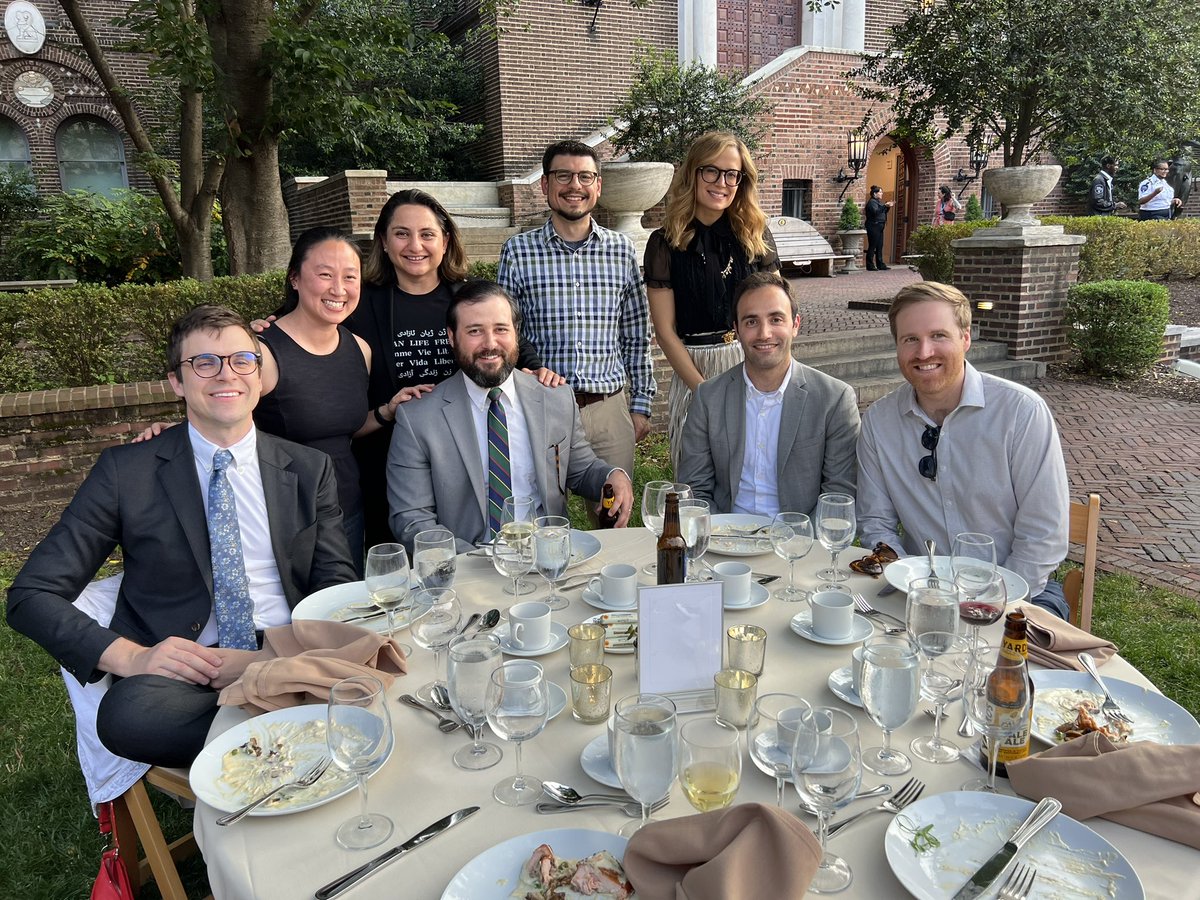 Lynn Schuchter (@lynn_schuchter) on Twitter photo Penn Heme Onc Fellows grad dinner. Quaker meeting style to honor and thank this amazing class.Residents at the start of COVID & fellowship so disrupted by COVID. @dhjutsw1 <a href="/PennMedicine/">Penn Medicine</a> <a href="/DukeCancer/">Duke Cancer</a> Univ of MINN <a href="/PennCancer/">Penn Medicine - Abramson Cancer Center</a> lucky to recruit from this class. <a href="/TimothyJBrownMD/">Tim Brown, MD MSCE</a> Penn Heme Onc Fellows grad dinner. Quaker meeting style to honor and thank this amazing class.Residents at the start of COVID & fellowship so disrupted by COVID. @dhjutsw1 <a href="/PennMedicine/">Penn Medicine</a> <a href="/DukeCancer/">Duke Cancer</a> Univ of MINN <a href="/PennCancer/">Penn Medicine - Abramson Cancer Center</a> lucky to recruit from this class. <a href="/TimothyJBrownMD/">Tim Brown, MD MSCE</a>