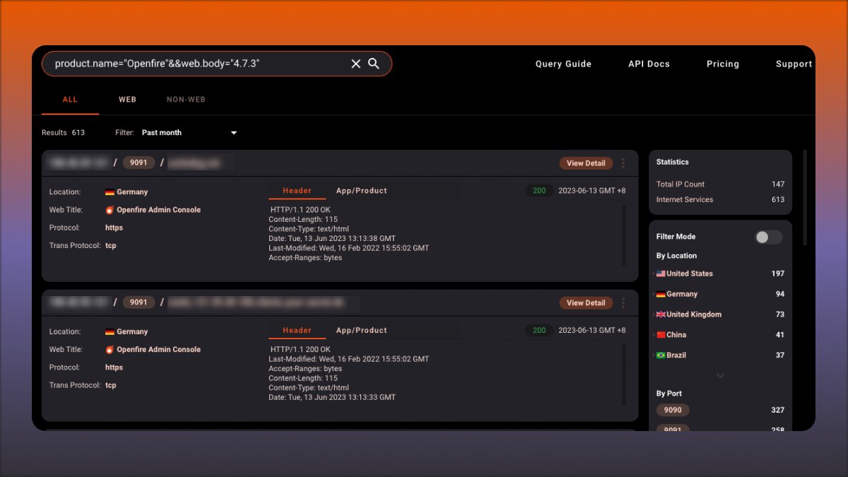 HunterMapping's tweet image. 👬CVE-2023-32315👭A twin sibling of CVE-2008-6508 #Openfire #Authentication #bypass #vulnerability

Dork:product[.]name="Openfire"&amp;amp;&amp;amp;web[.]body="{Affected version}"

Search Link hunter.how/list?searchVal…

Refer to：
github.com/igniterealtime…
exploit-db.com/exploits/19432