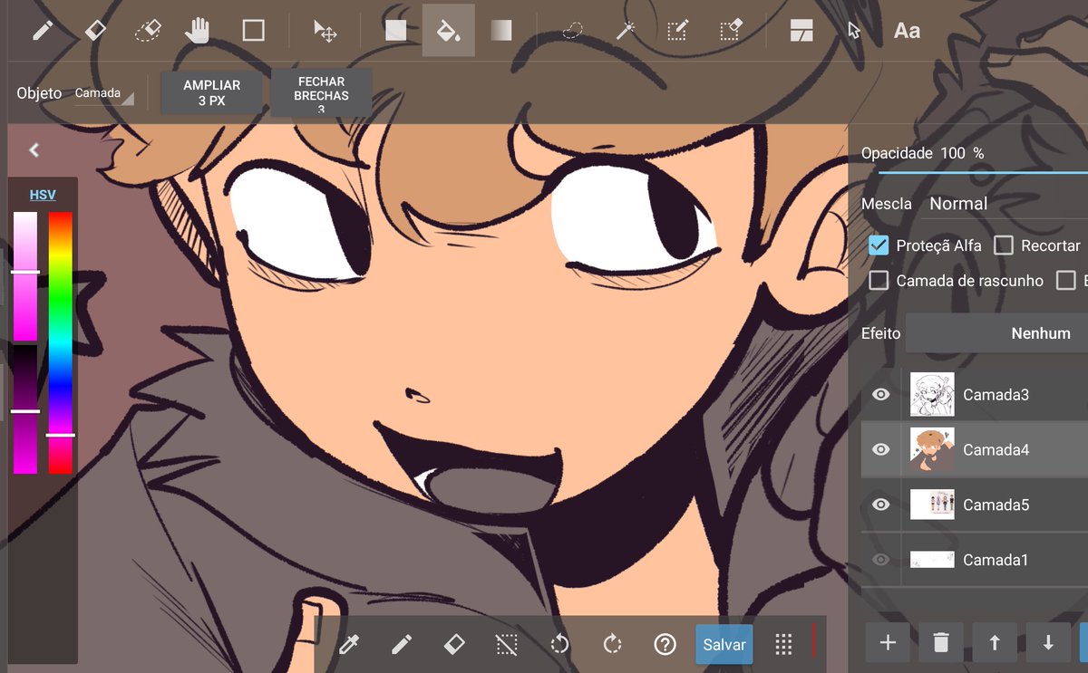 Medibang é estranho pra krl