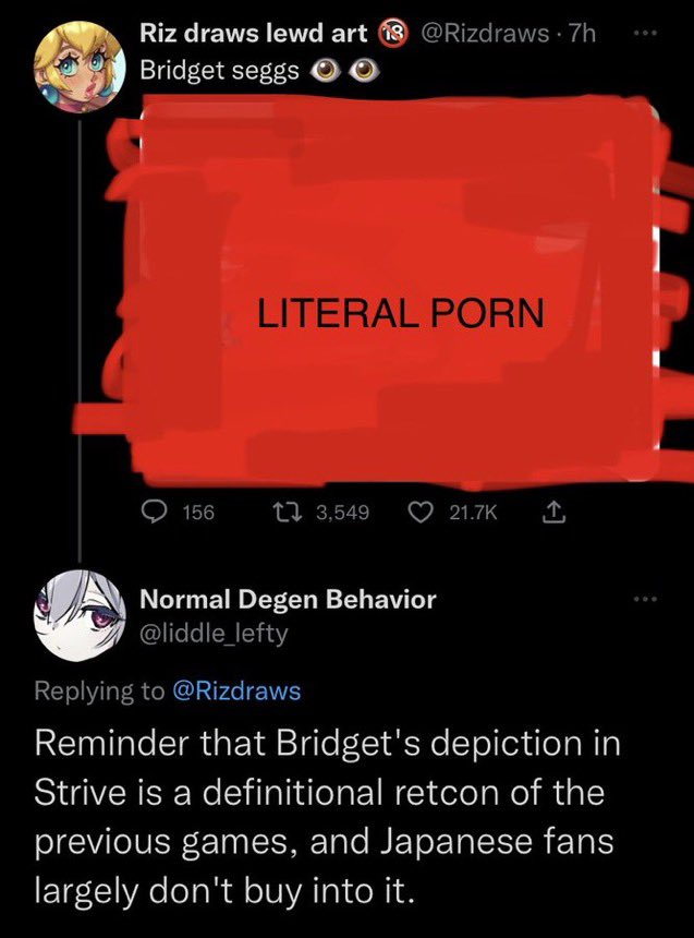 I posted this under Bridget porn last year, and people used that as some indictment of my character. I wasn't indulging in the fetishization, I was making my case where there was a high density of people interested in the topic

This is actually good. Other protest is meaningless