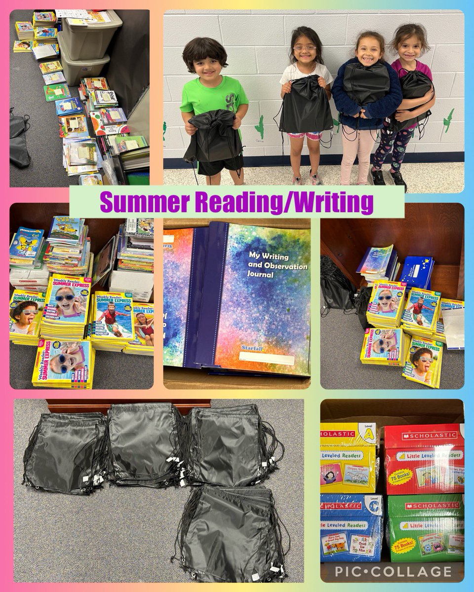 I packed 97 summer reading/writing bags for a few of my friends in K-3. I love seeing their excitement to continue reading and writing over the summer! ❤️📚📝 @WestridgePRIDE @pwcsela
