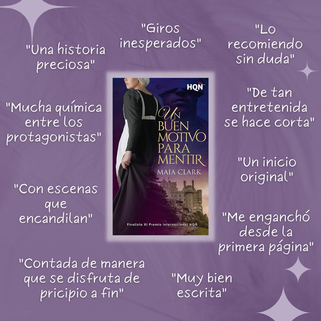 ✨GRACIAS ✨
Para un escritor no hay mayor satisfacción que conseguir transmitir la pasión que le produce una historia.

#unbuenmotivoparamentir #novelaromantica #romancehistorico #romantica #romanticahistorica #yoleoromantica #regencia #bookstagramespaña <a href="/HARLEQUINLibros/">Harlequin Ibérica 📖</a>