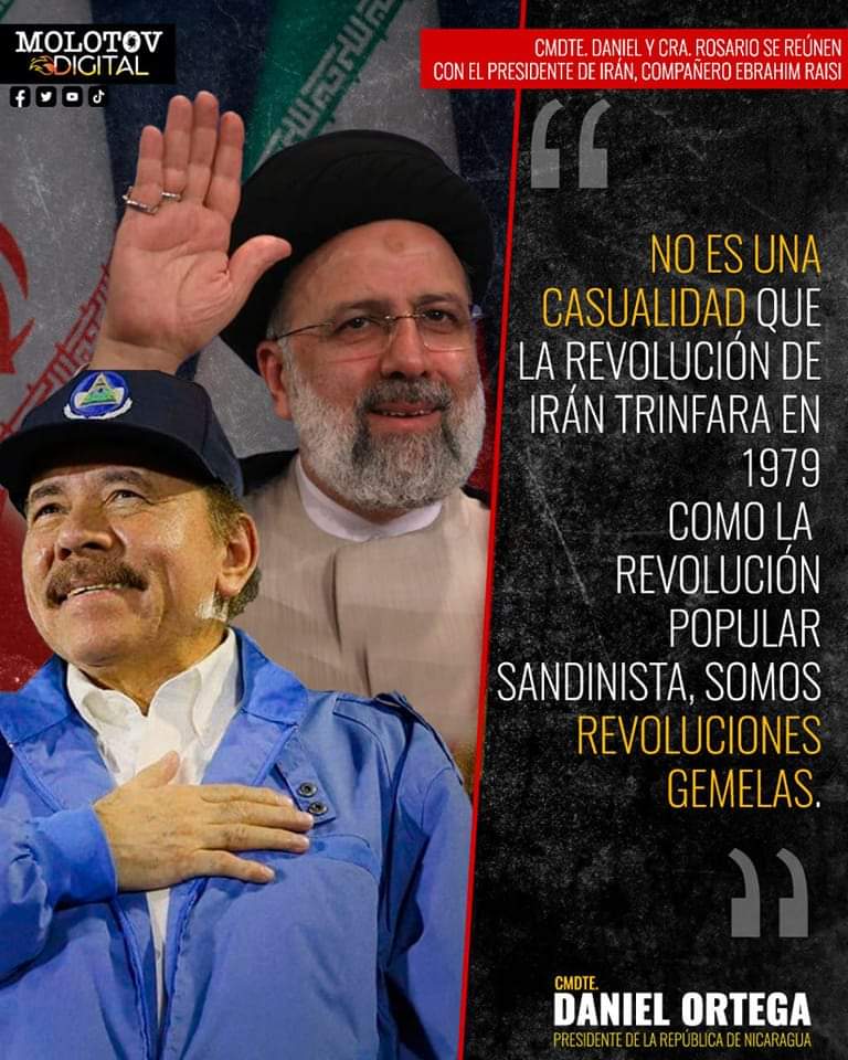 DonaldPonce18's tweet photo. @DonaldPonce18  países con triunfo revolucionario ,pais hermano irán hoy nos visita el presidente Iraní ,viva Nicaragua ! viva irán https://t.co/eiyBUc7g6x