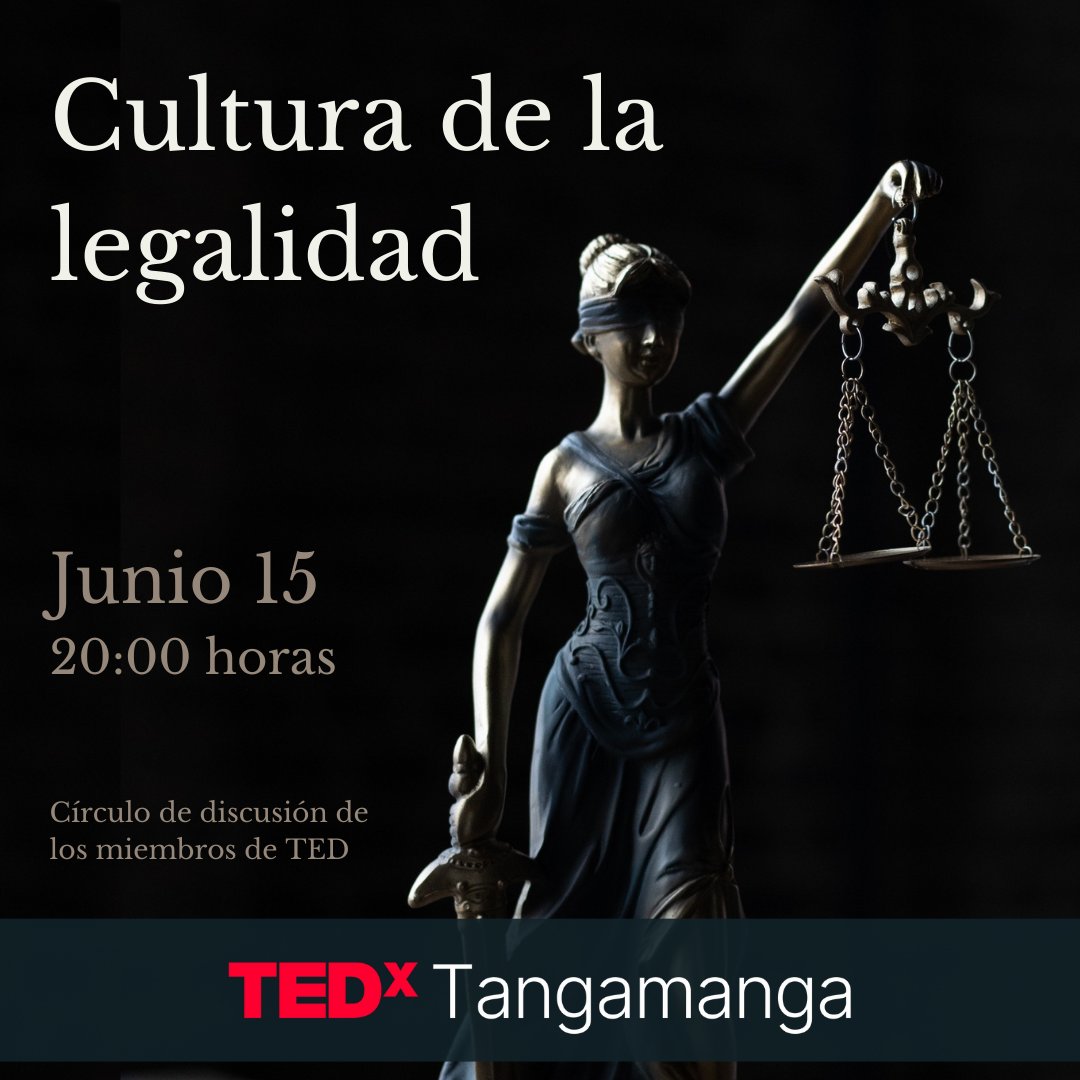 TEDxTangamanga's tweet photo. El 15 de junio nos reuniremos para compartir opiniones en un Círculo de Discusión.

El tema central es "Cultura de la legalidad" y nos acompañará Jonathan Díaz, conferencista en el 1er evento en #slp .

Participar es muy sencillo, da clic y recibe la info: https://t.co/gZCWl6c4My https://t.co/QbSH5NzVP1