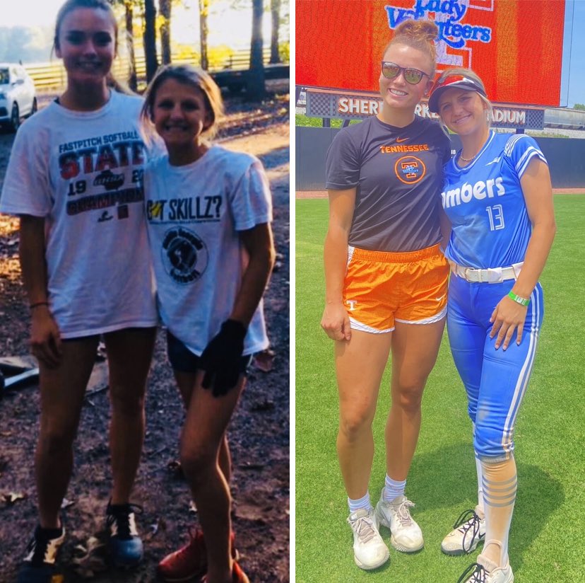 So good to see @jamisonbrock9 today! I have loved watching your journey and I’m so proud of you! Thank you for your advice! You look so good in orange! GBO 🧡 @Vol_Softball