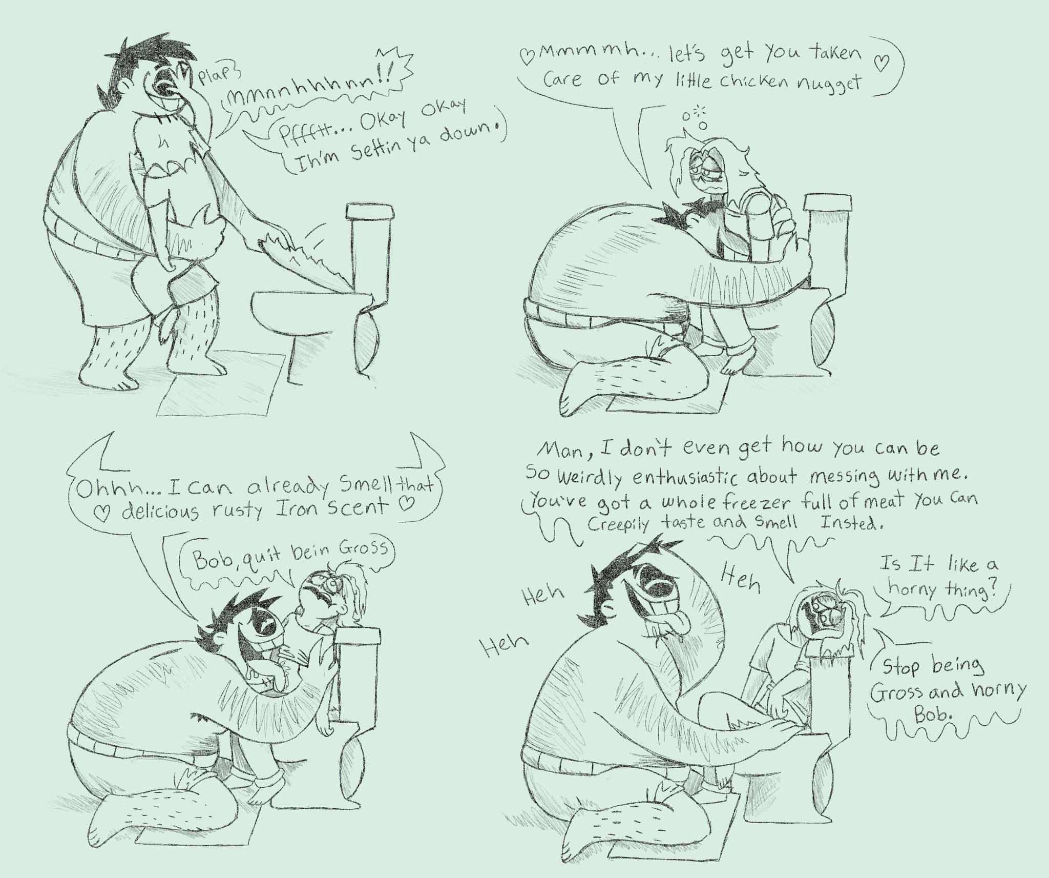 ArcArts on X: Part 3 🔞this one is spicy yall, and its gonna get  spicier🔞 Put some fun alt text in the images. Caprica is nothing if not  stubborn and difficult, so