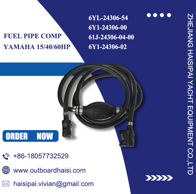 haisipai's tweet image. Fuel Tube Assy Fuel hose + connectors
6YL-24306-54
6Y1-24306-00
61J-24306-04-00
6Y1-24306-02

YAMAHA 15-40-60HP
#outboardengine #HAISI