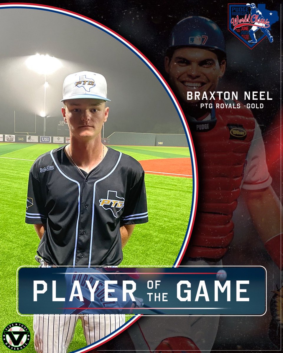 Five Tool Texas on Twitter "PudgeWC F PTG_Baseball Royals Gold 13