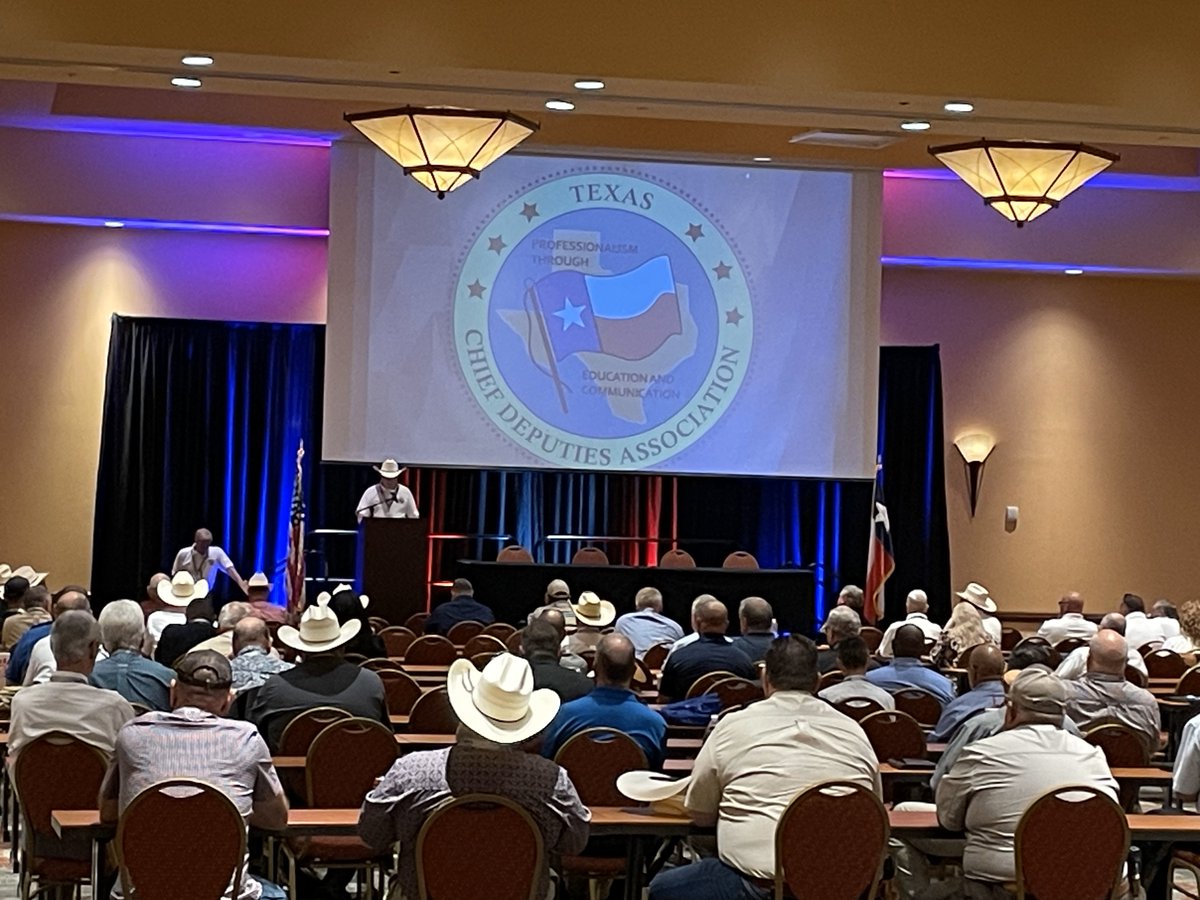 Our sincere thanks go out to the Chief Deputies Association for allowing us to address your annual conference today.
