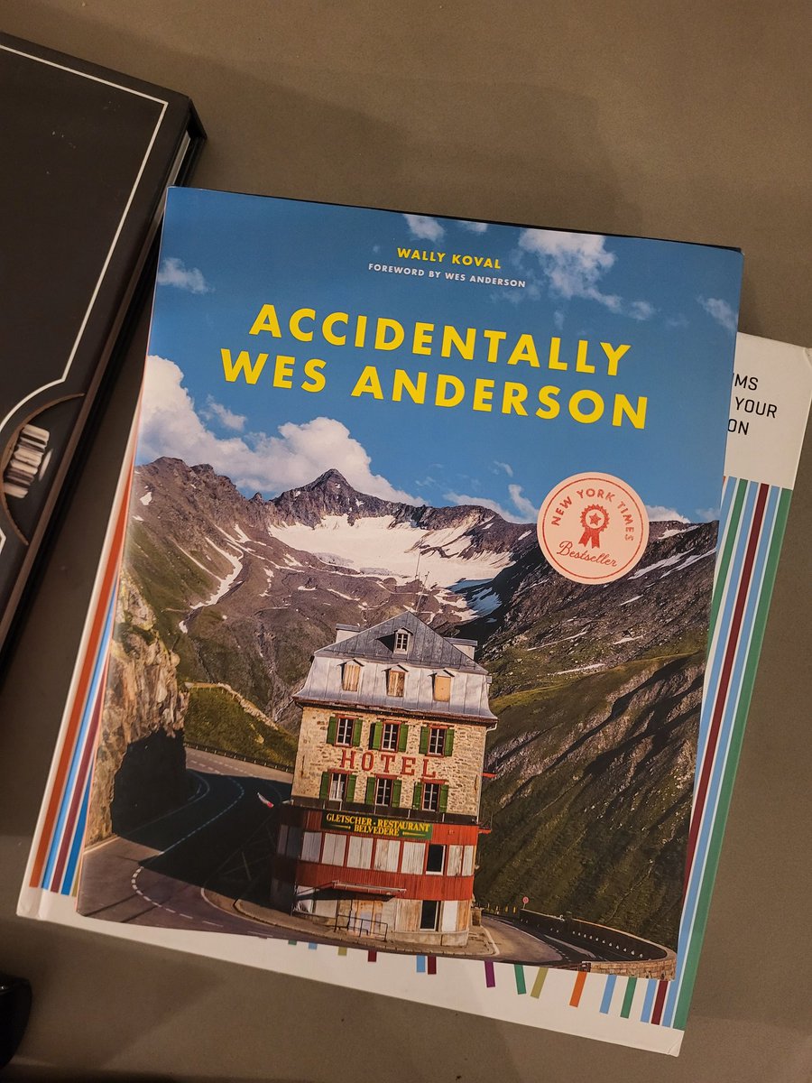 New Coffee table book! 
No me pude resistir! 😬 #AccidentallyWesAnderson