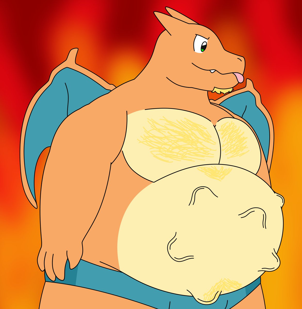 I drew myself as a Charizard
And of course the predish mood didn't go away xd

#Charizard #Draw #Vore #Furry #Pokemon